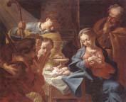 unknow artist The adoration of the shepherds oil painting image